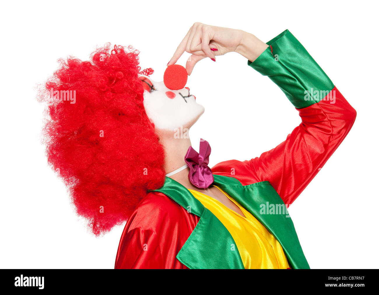 funny clown Stock Photo