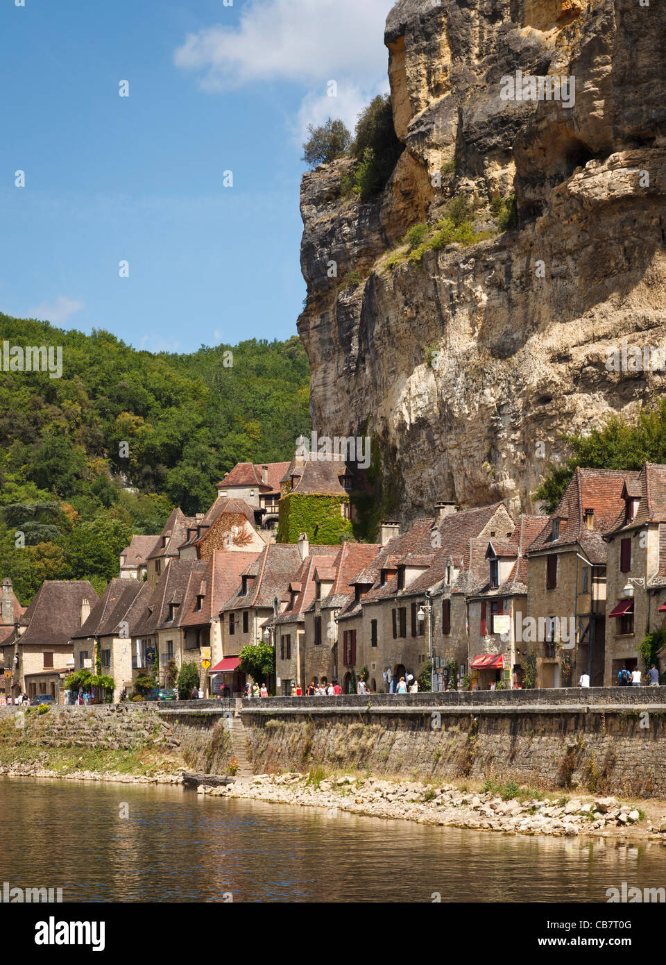 La Roque Gageac, Dordogne, Perigord Noir, Aquitaine, France, Europe Stock Photo