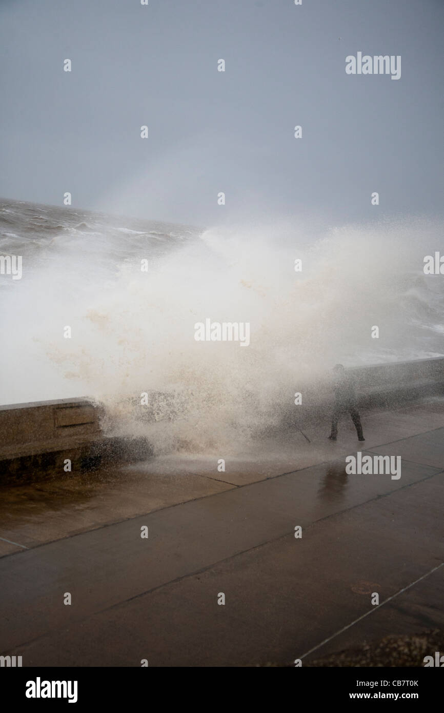 "Fishing in a Storm" Stormy Seas and receding waves during the High ...