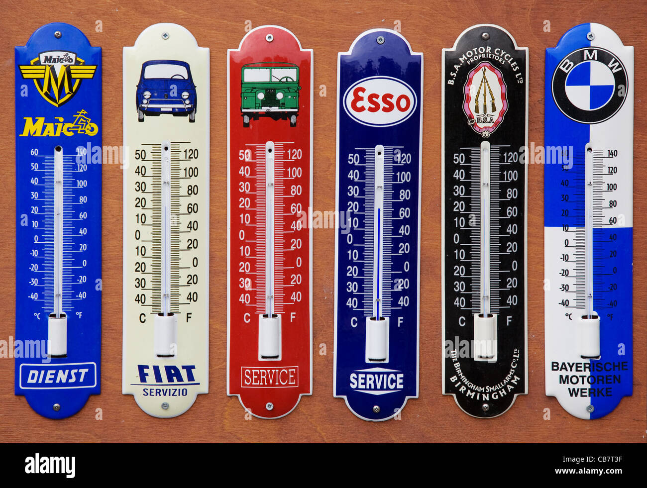Vintage Weather Thermometer, Vintage Wall Thermometer, Wooden Body