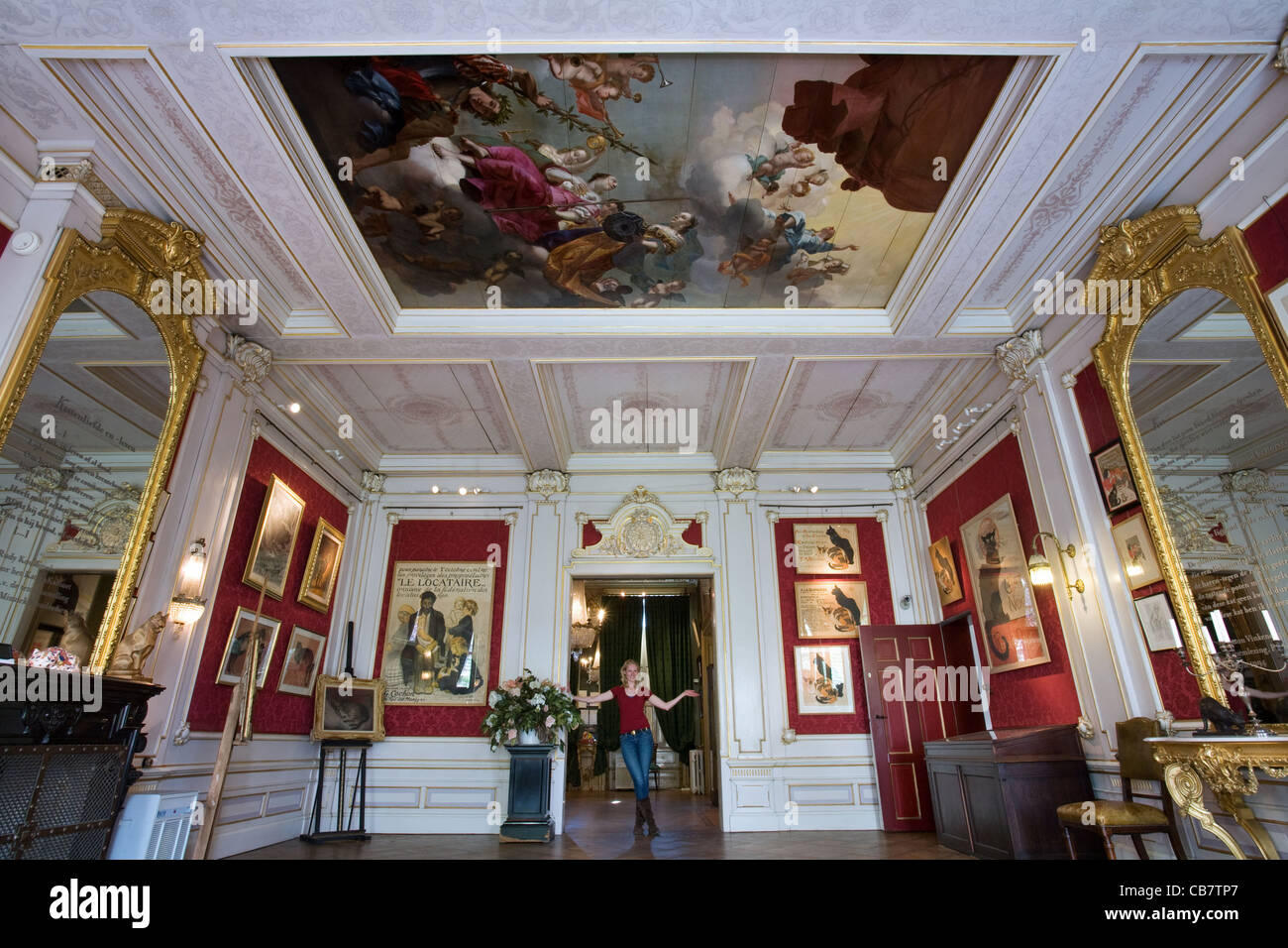 the Cat Museum, Amsterdam, The Netherlands Stock