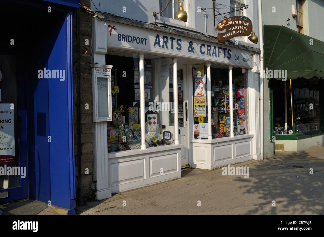 Bridport Arts & Crafts shop, in East Street, Bridport, Dorset Stock Photo Alamy