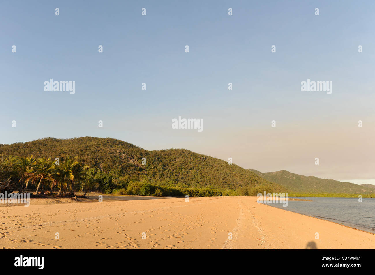 tropical beach at West Point, Island, Townsville, Queensland