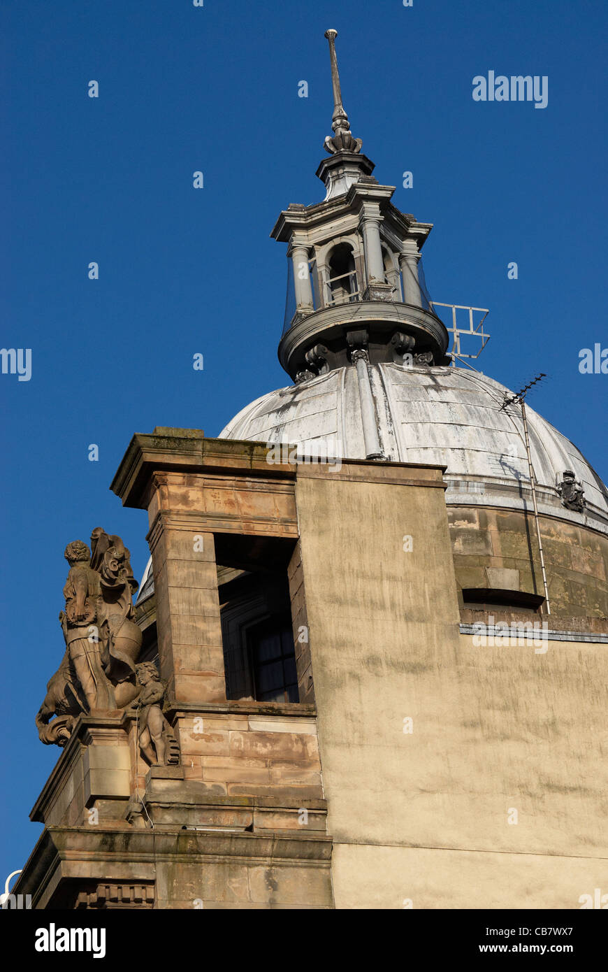 Dome of a victorian building Glasgow Stock Photo