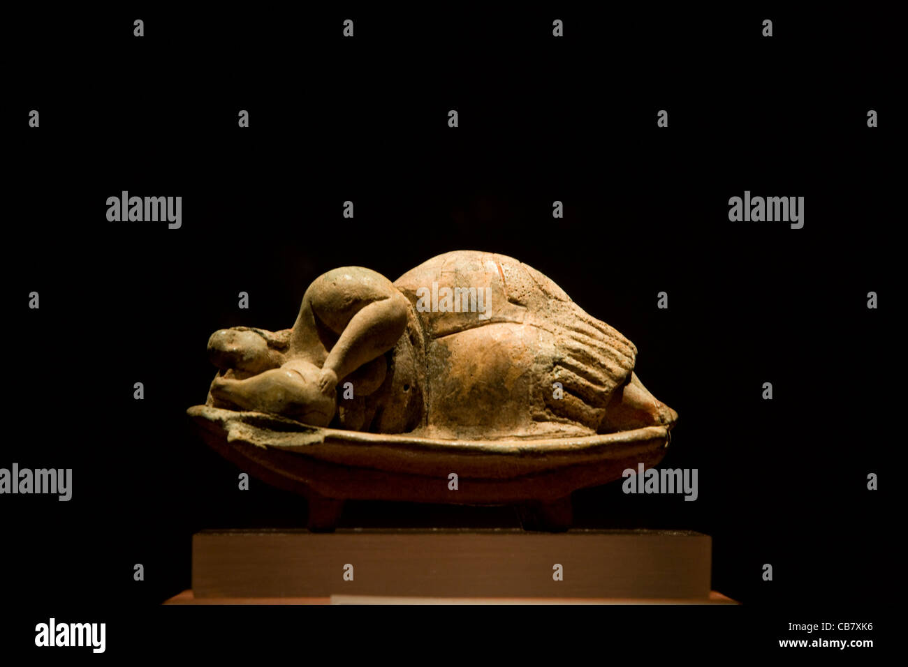 Valletta: National Museum of Archaeology - 'Sleeping Lady' Stock Photo