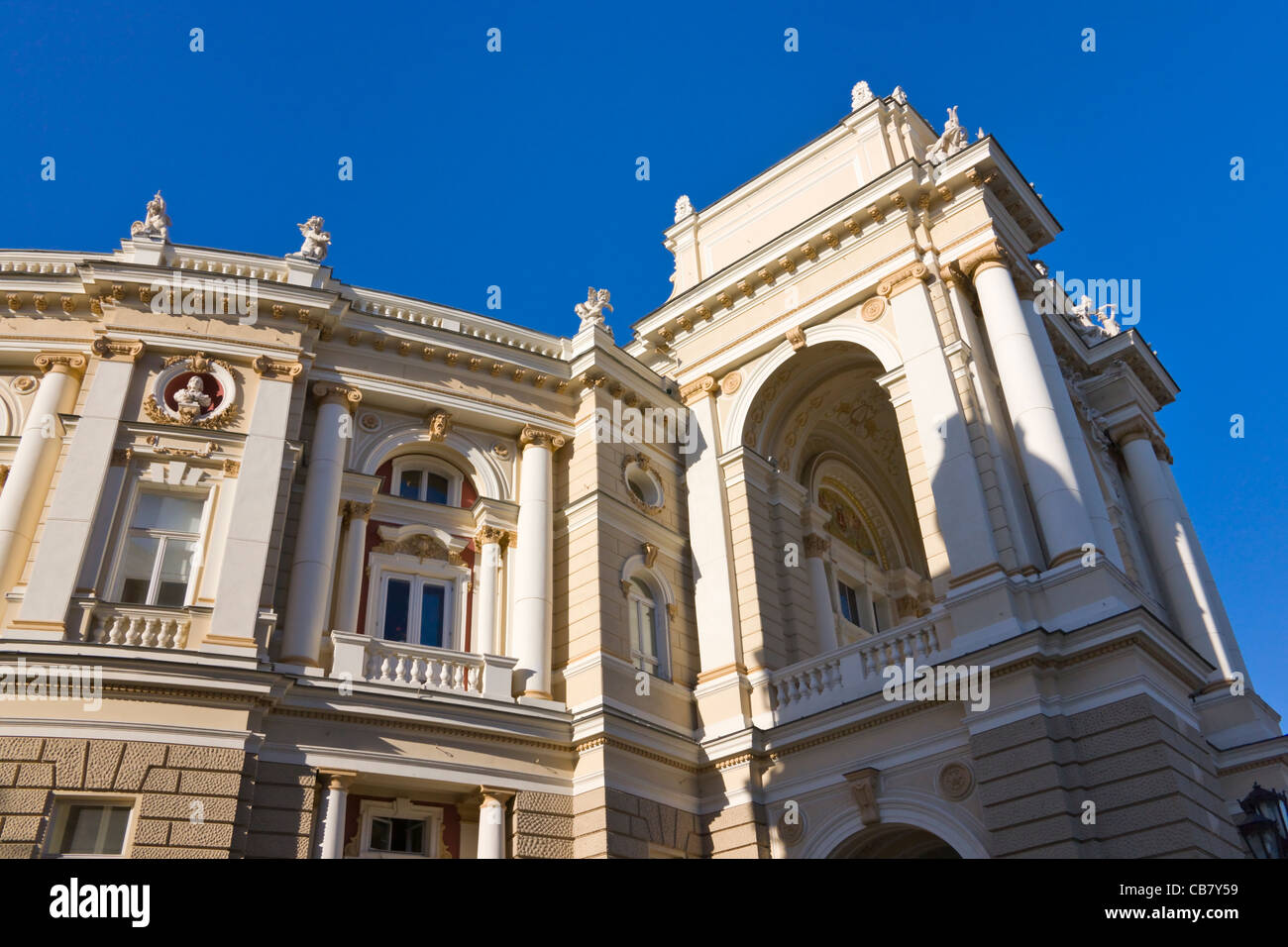 Opera and Ballet Theater, Odessa, Ukraine Stock Photo