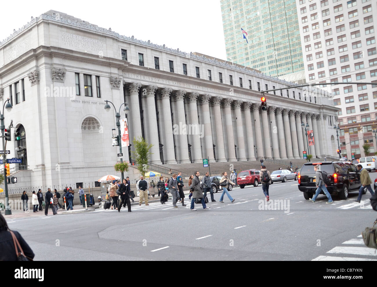 The US Post Office in New York City Stock Photo Alamy