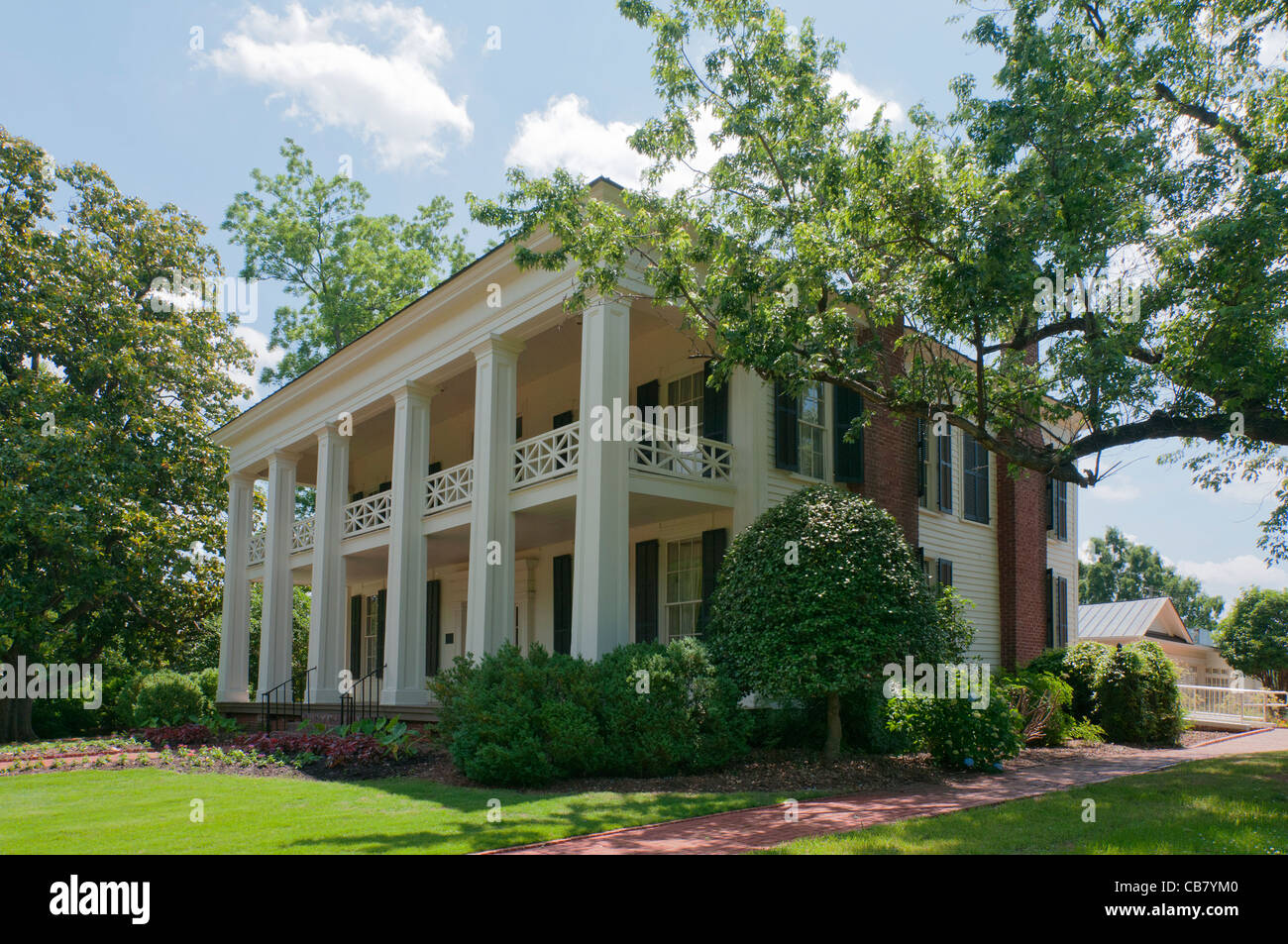 Alabama, Birmingham, Arlington, Birmingham's last remaining Greek Revival antebellum home, circa 1840s Stock Photo