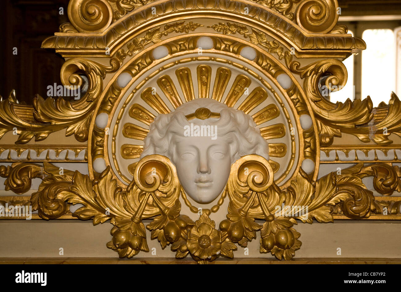 Naxxar: Palazzo Parisio - ballroom detail Stock Photo