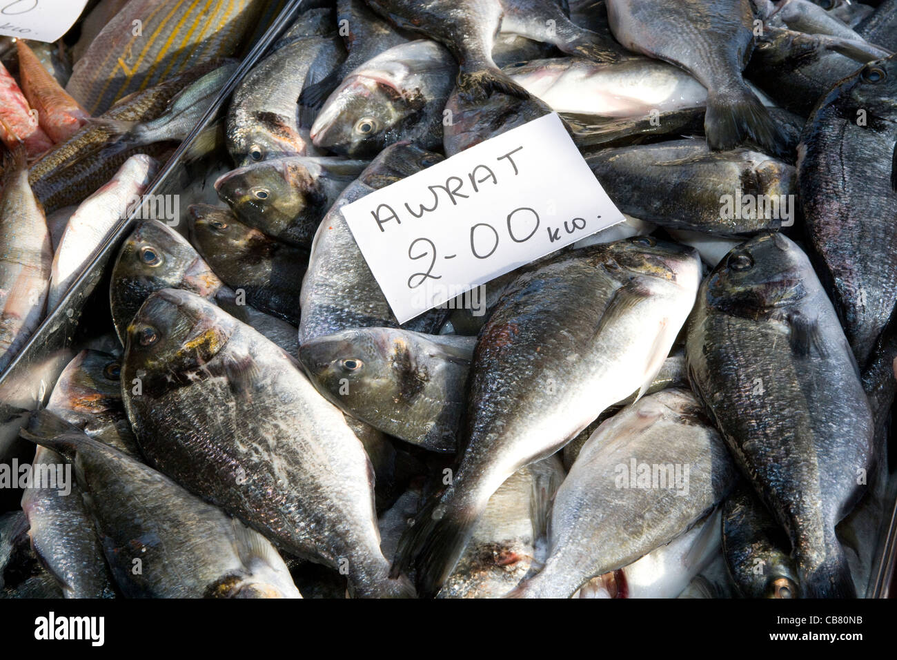 Marsaxlokk fish market Stock Photo Alamy