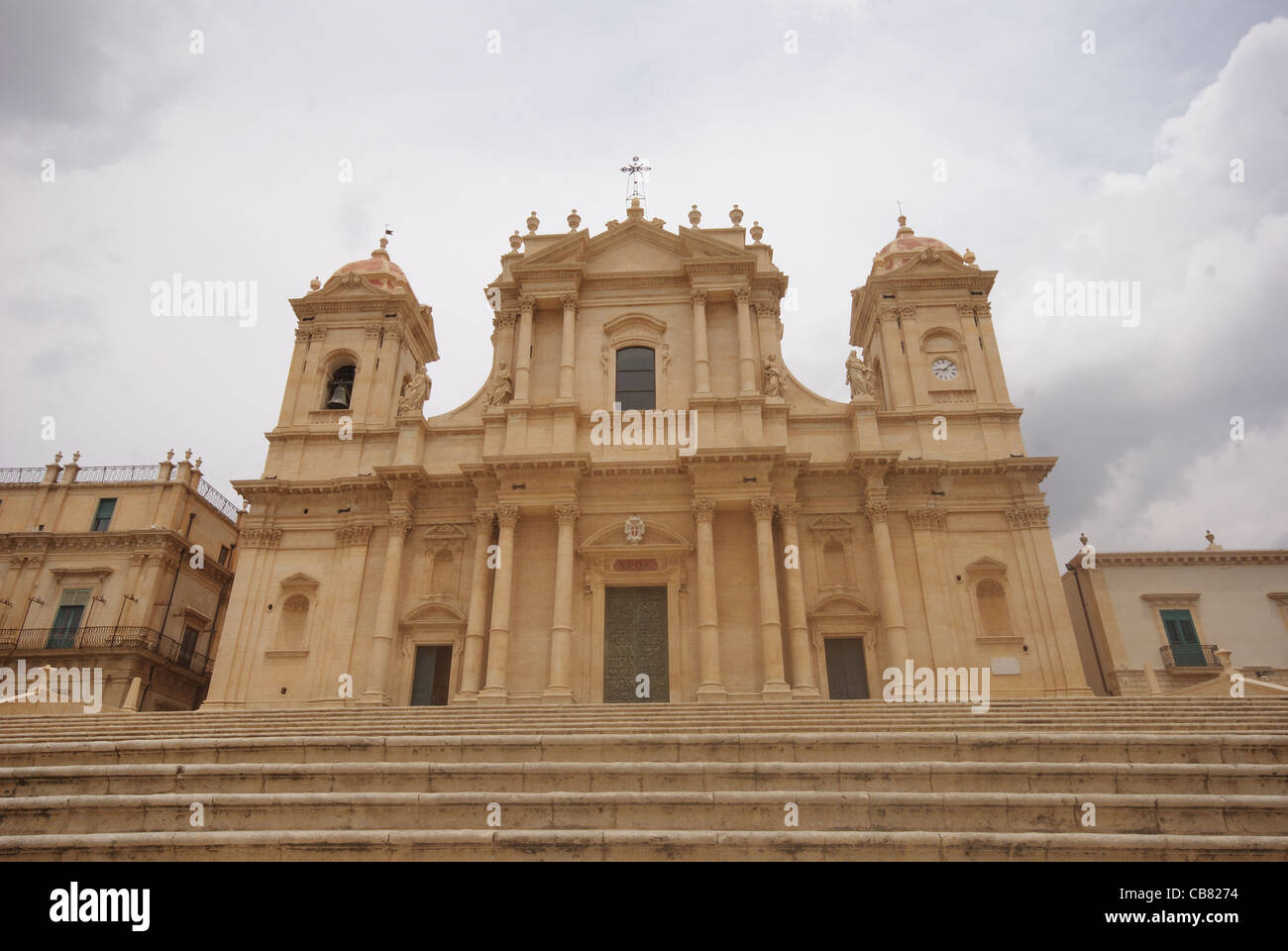 Cathedral of Noto, world heritage Stock Photo - Alamy