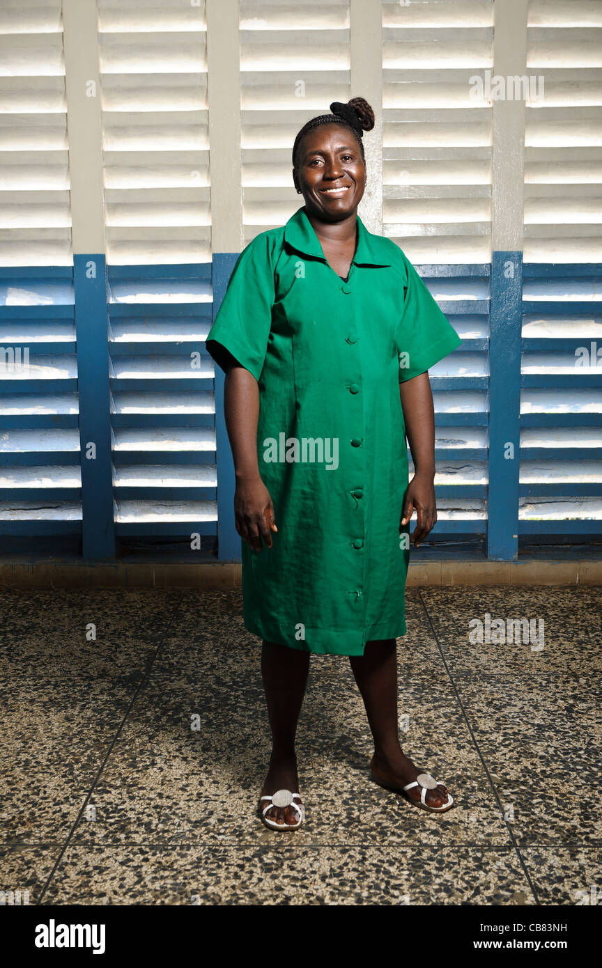 Nurse at a hospital, Freetown, Sierra Leone Stock Photo Alamy