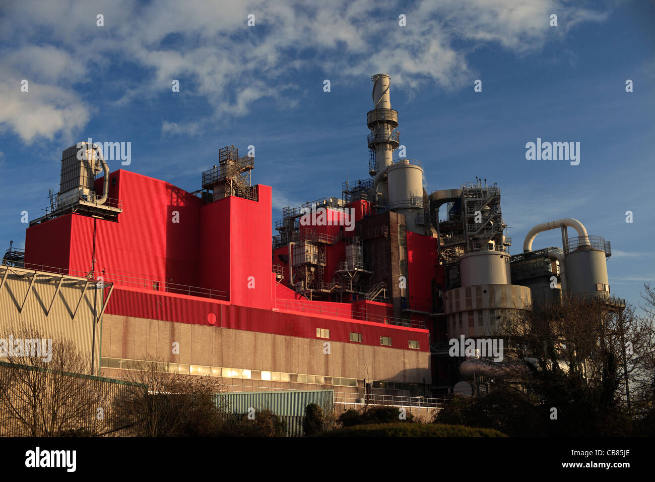 Proctor and Gamble chemical factory, West Thurrock, London. Stock Photo