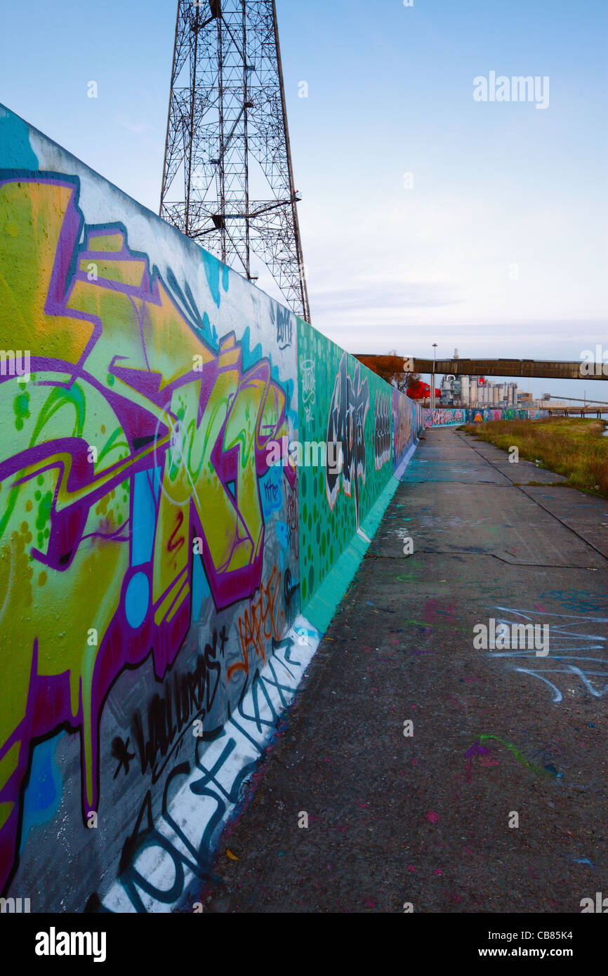 Graffiti parking hi-res stock photography and images - Alamy