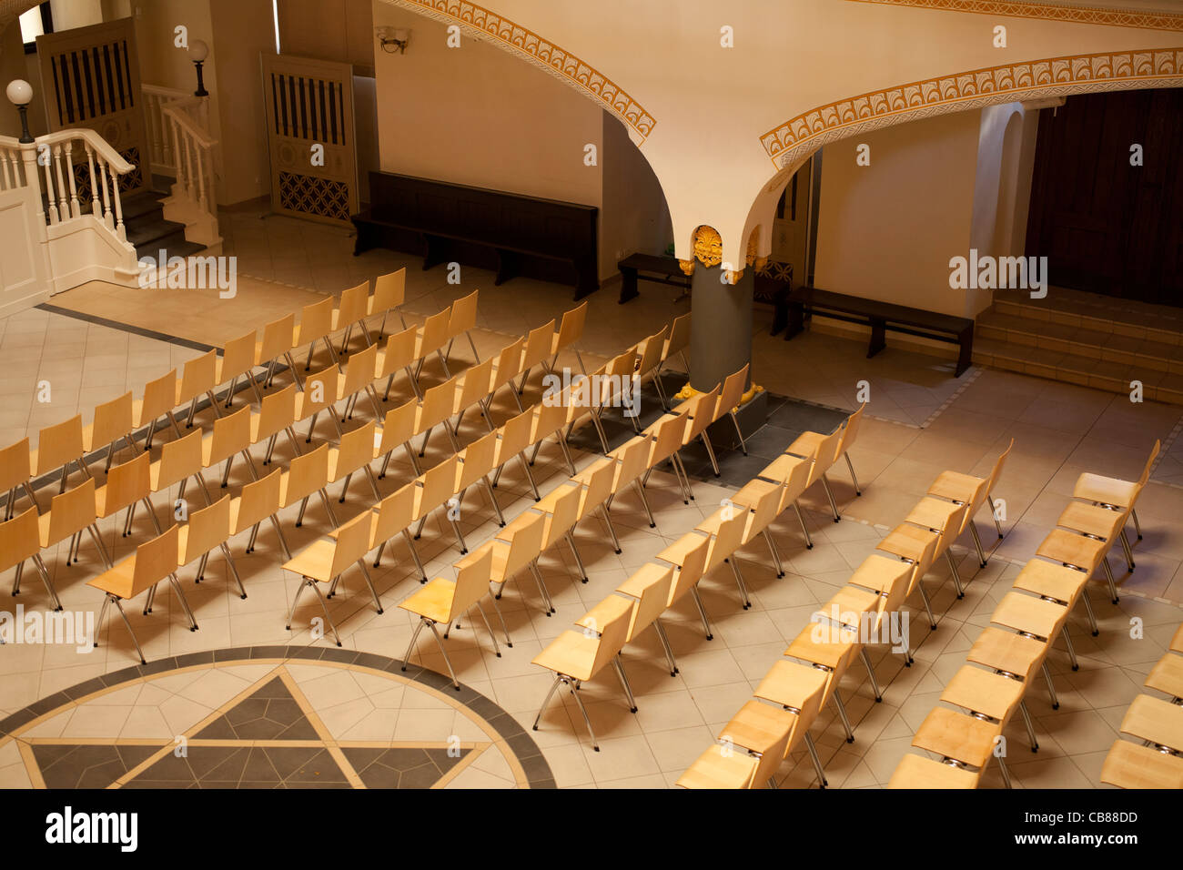 interior of synagogue Stock Photo Alamy