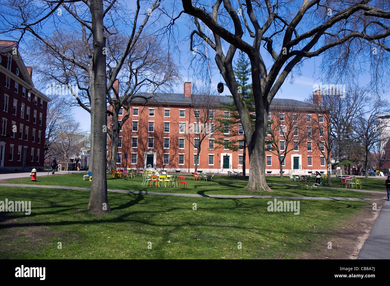 Inside the Harvard square in Cambridge, MA Stock Photo Alamy
