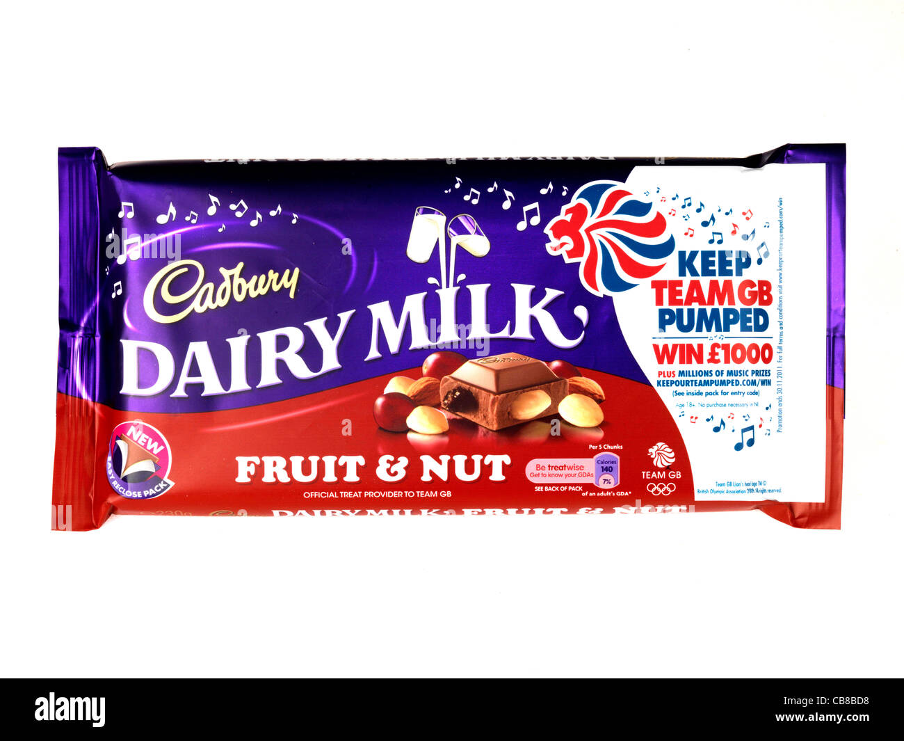 Cadbury Dairy Milk Fruit and Nut Chocolate Bar Stock Photo Alamy