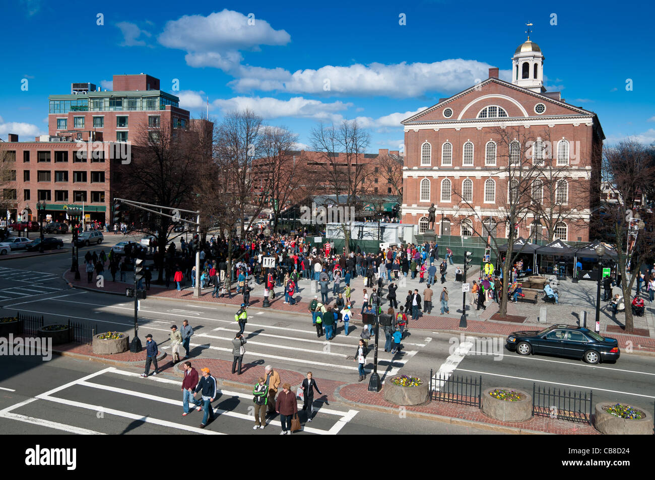 Faneuil Hall in Boston Stock Photo Alamy