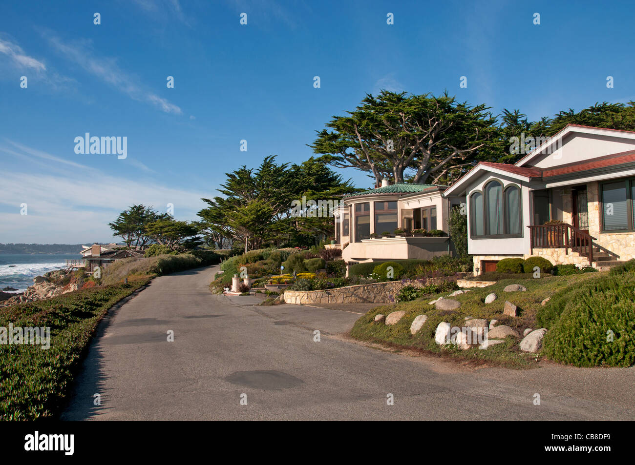 Carmel Sea Beach Big Sur California United States Stock Photo