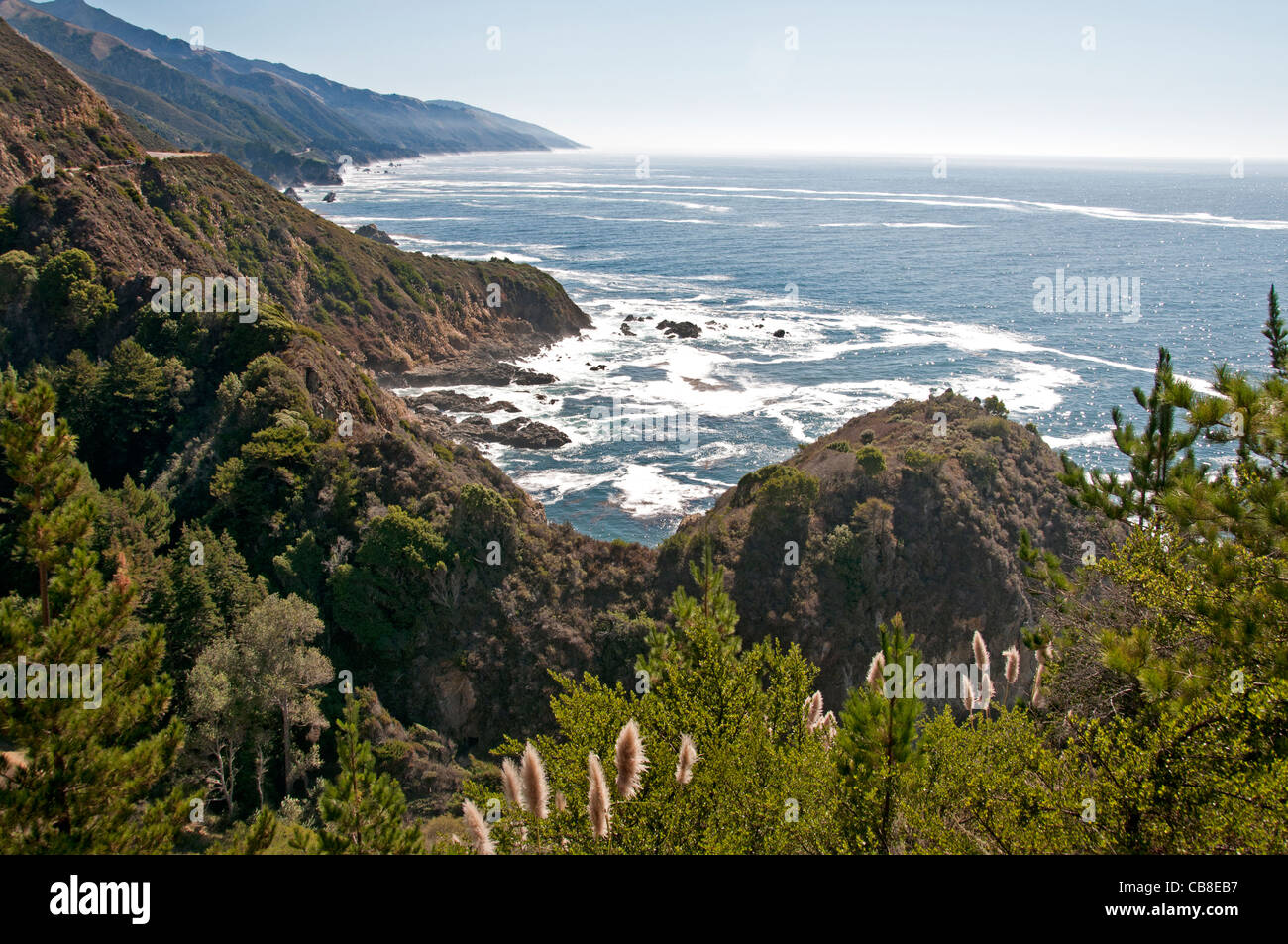 Pacific ocean at big sur california hi-res stock photography and images ...