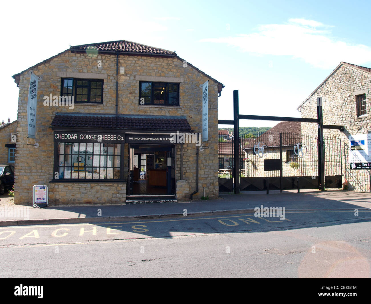 Cheddar Cheese Company, Somerset, UK Stock Photo Alamy