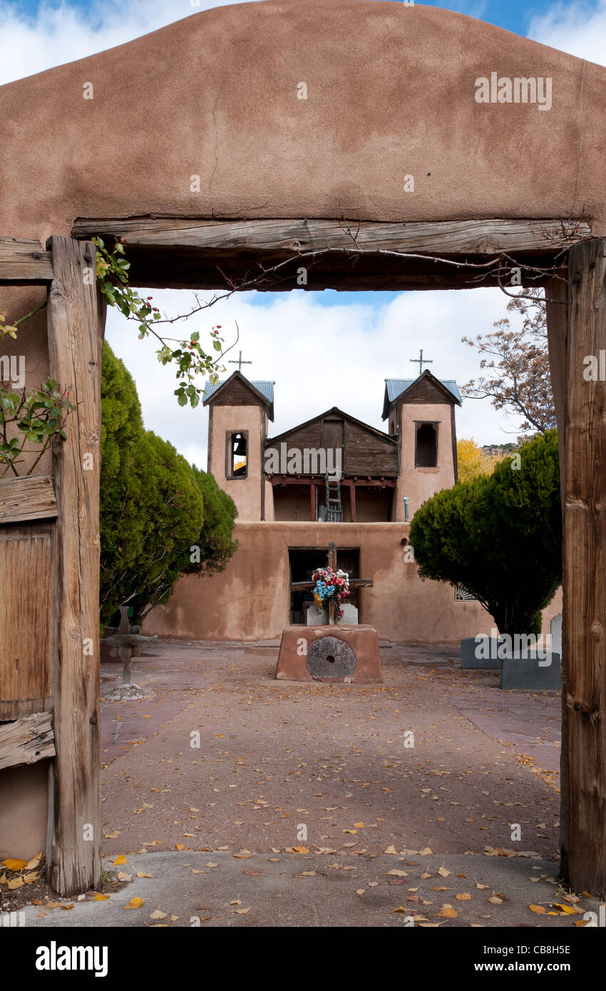 Entrance, Santuario de Chimayo, Chimayo, New Mexico Stock Photo Alamy