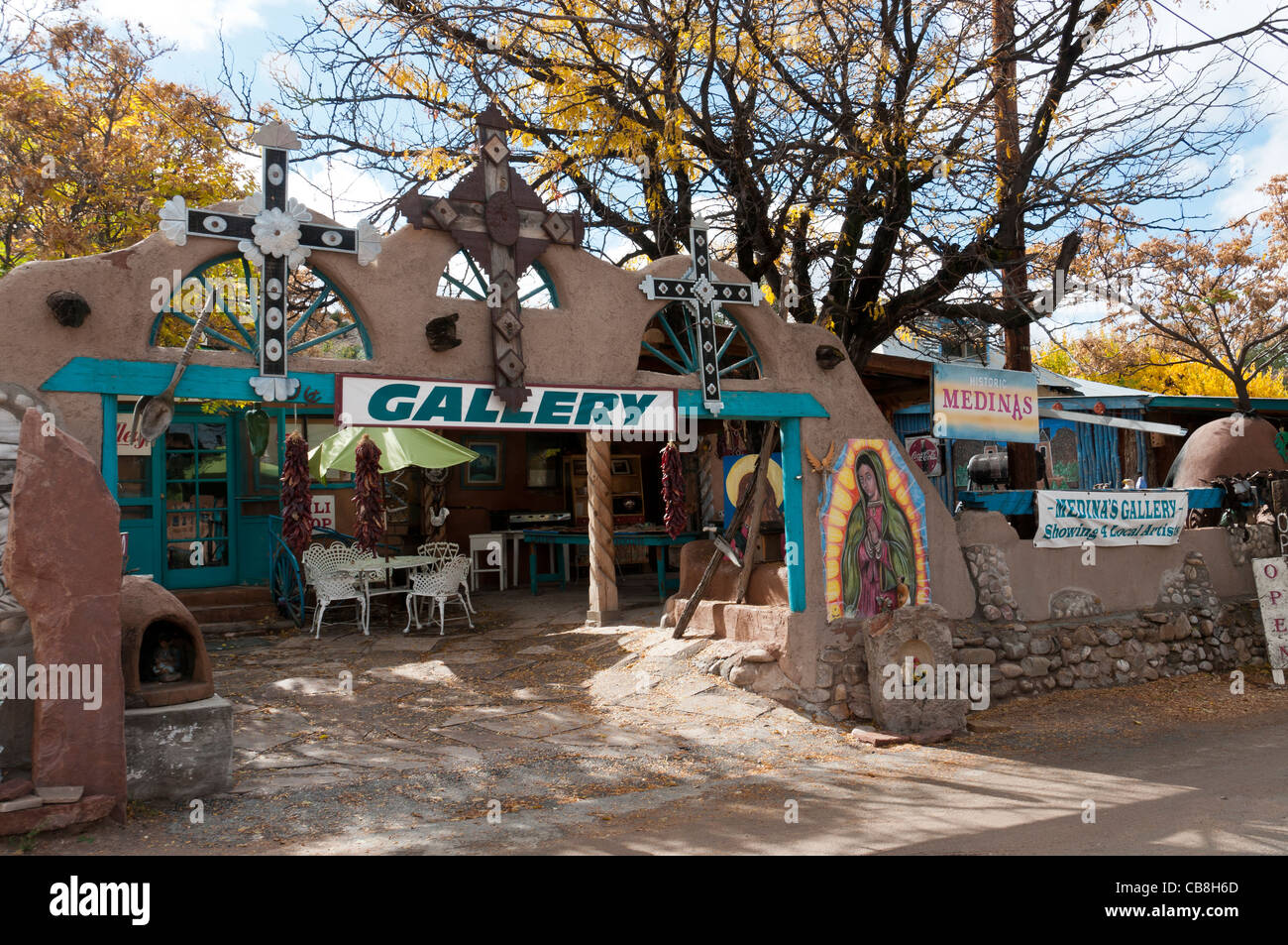 Medina's Gallery, Chimayo, New Mexico Stock Photo Alamy