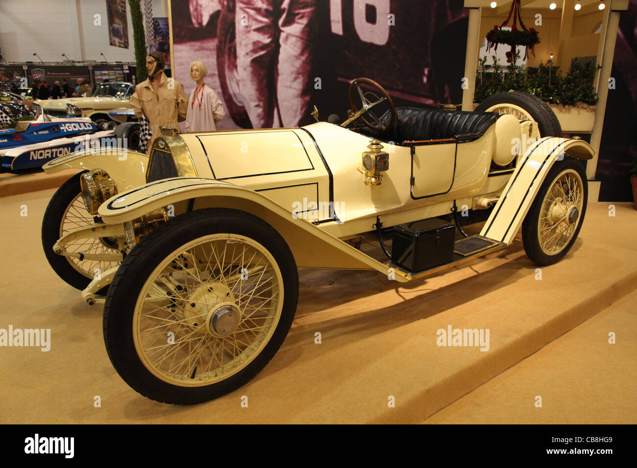 Historic De Tamble Runabout Car from 1910 shown at the Essen Motor Show in  Essen, Germany, on November Stock Photo - Alamy