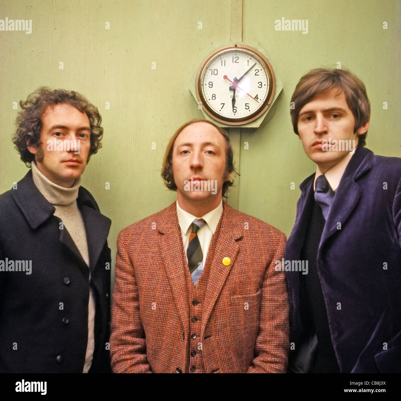 SCAFFOLD UK pop trio in December 1967 from left: John Gorman, Roger McGough, Mike McGear. Photo Tony Gale Stock Photo