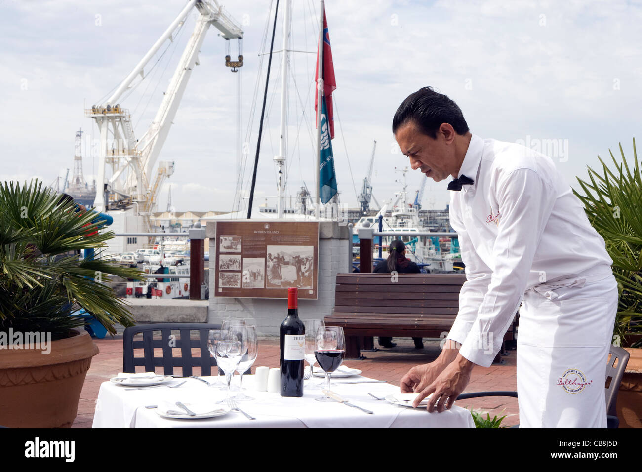 Cape Town: V&A Waterfront - Belthazar Restaurant & Wine Bar Stock Photo -  Alamy