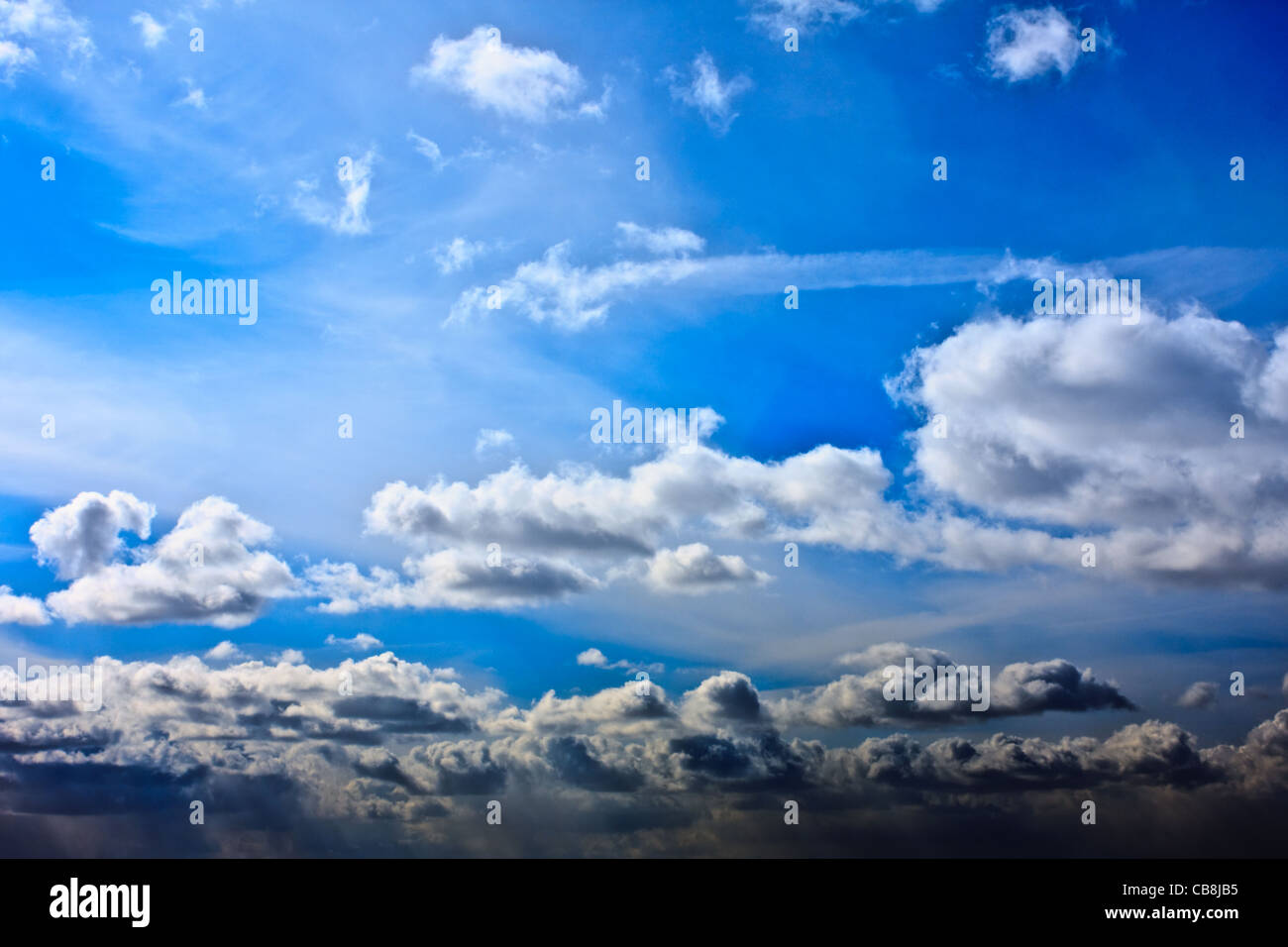 photo of the blue sky with clouds Stock Photo - Alamy