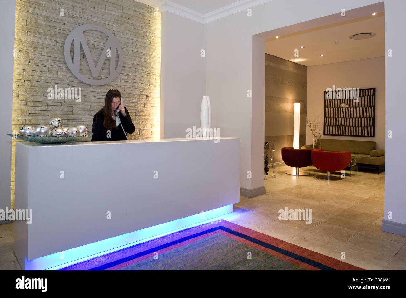 Cape Town Metropole Hotel reception Stock Photo Alamy
