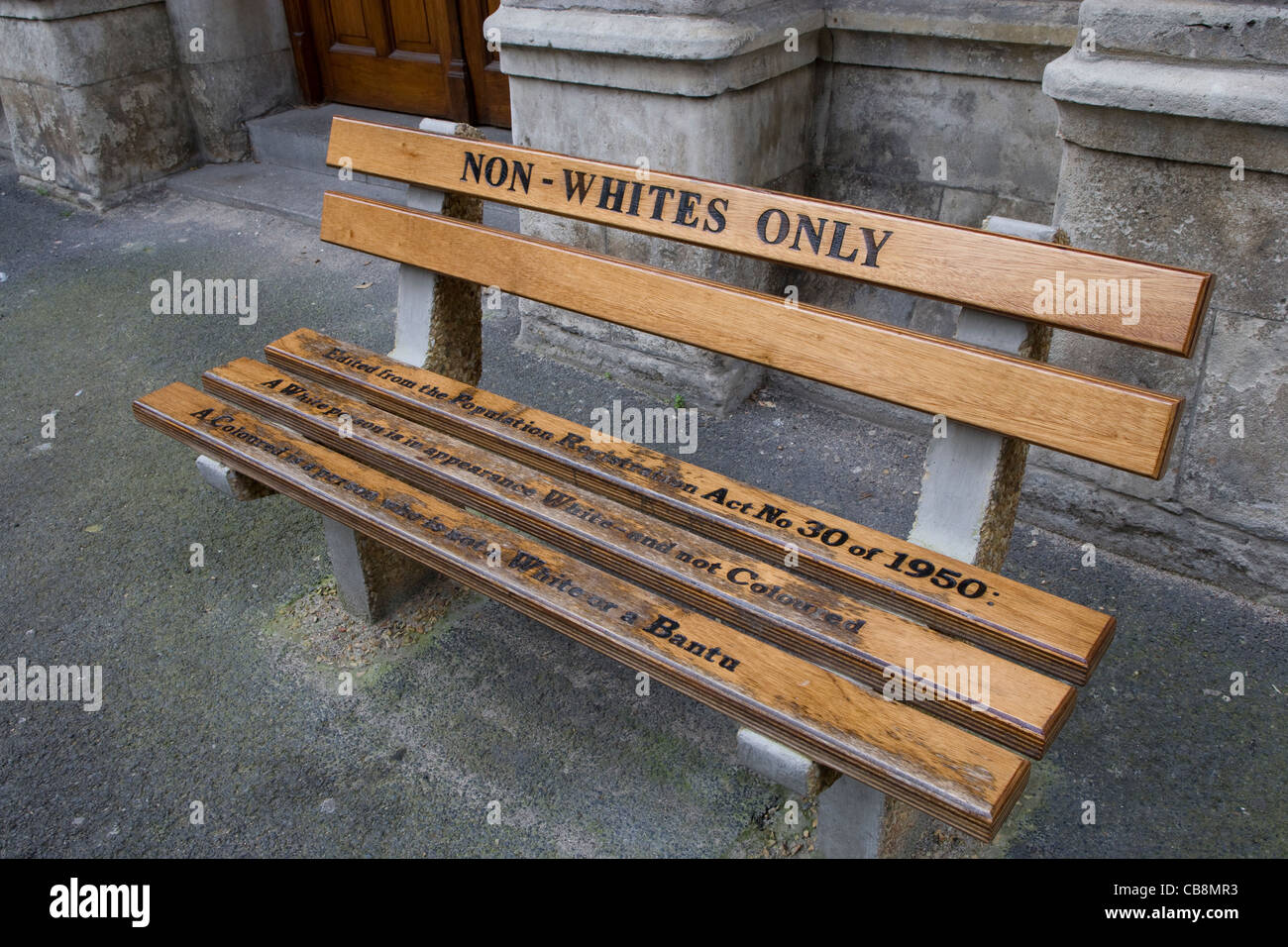 Cape Town: Apartheid era benches outside law courts in ...