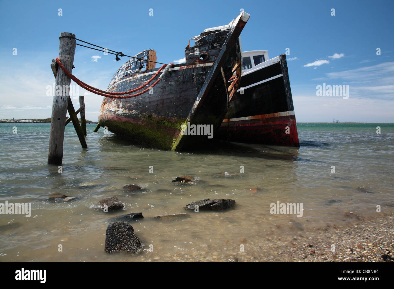 Old Wooden Ships moored at Bluff Harbour, New Zealand Stock Photo - Alamy