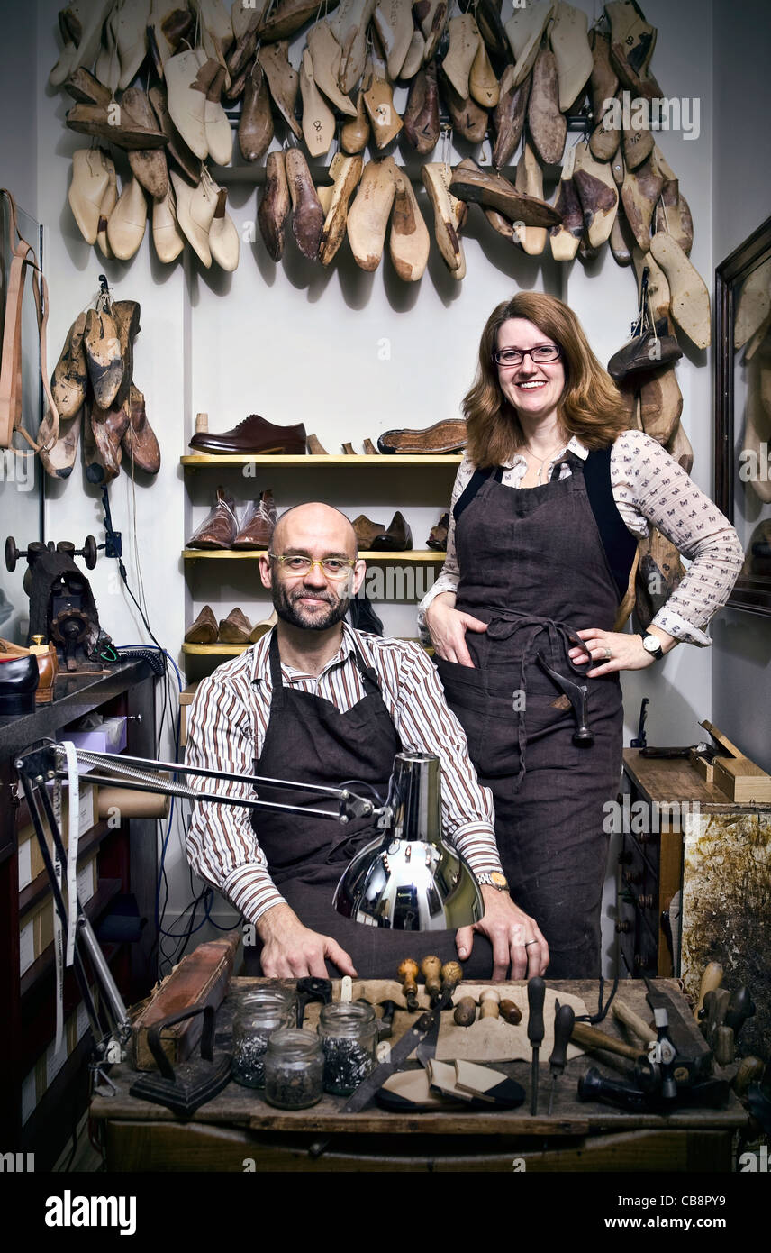 Shoe Makers Savile Row London Stock Photo