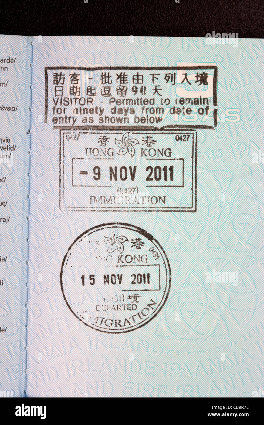 Visa Visas Hi res Stock Photography And Images Alamy