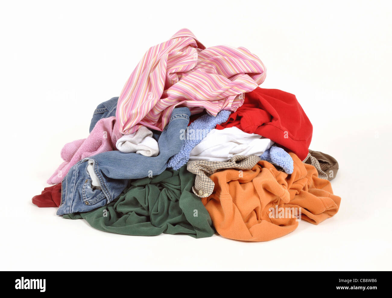 Dirty clothes pile hi res stock photography and images Alamy