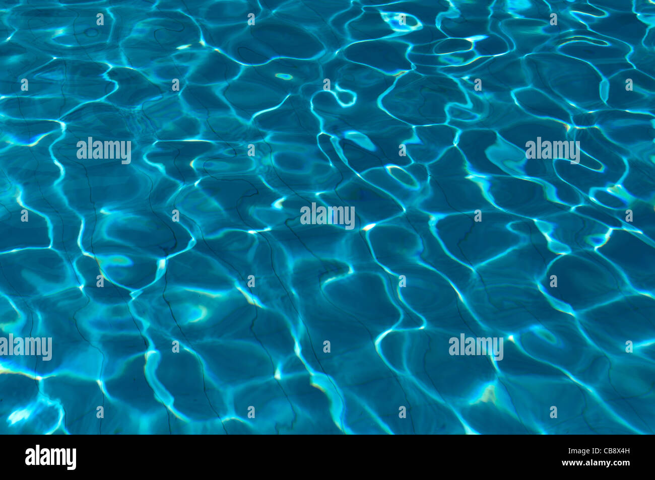 pattern in the swimming pool Stock Photo