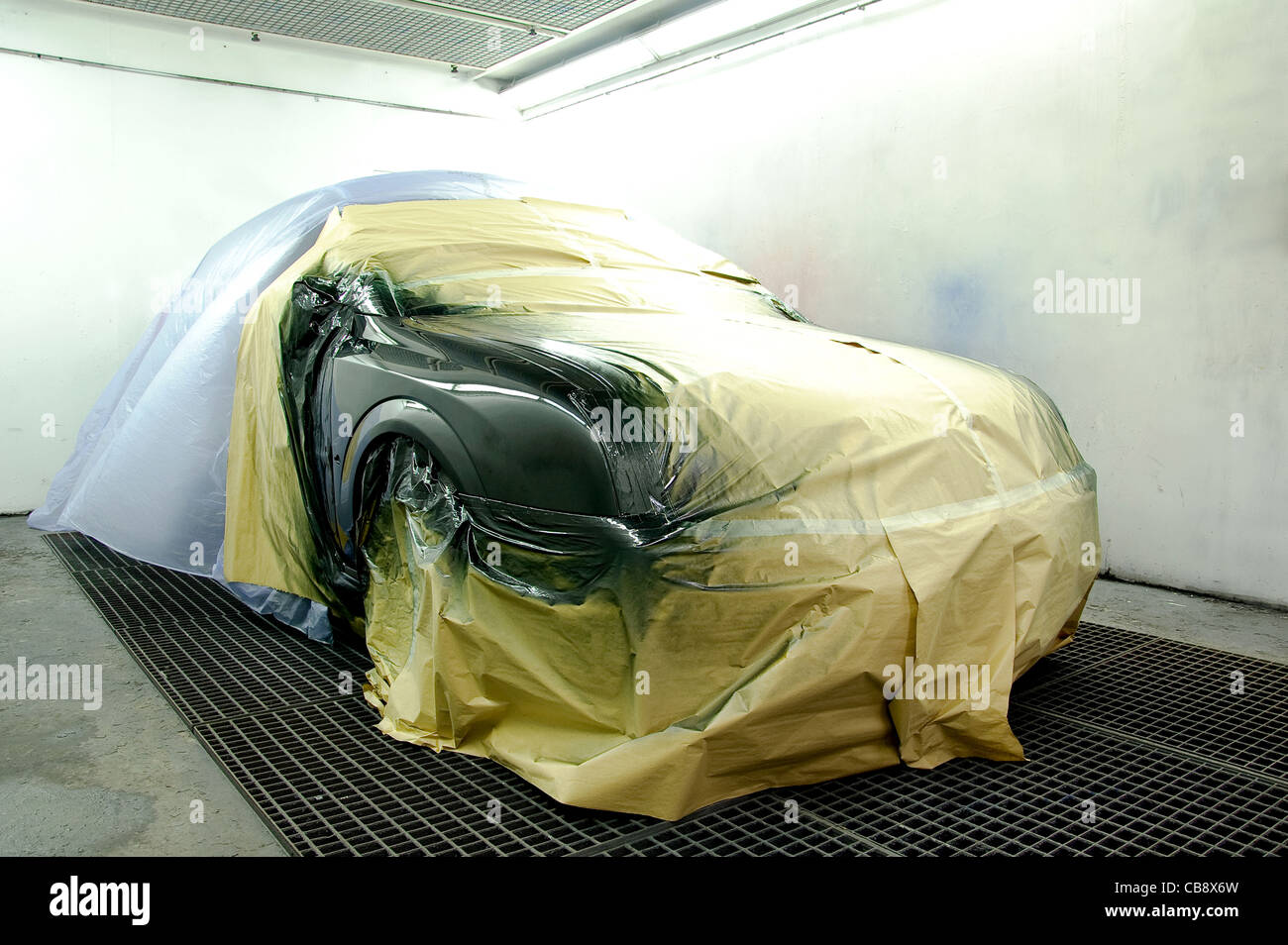Newly painted car Stock Photo Alamy