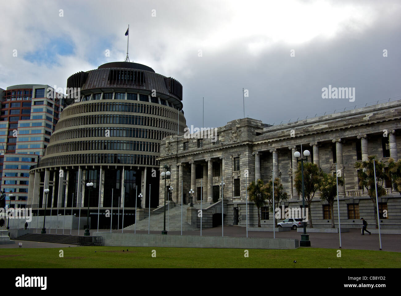 New Zealand parliament buildings Wellington Stock Photo