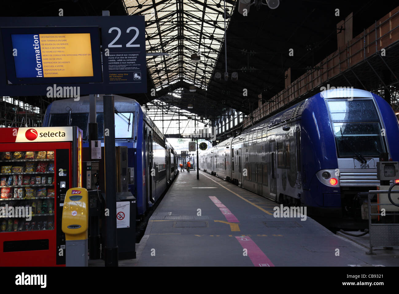 Gare SaintLazare Train Station, Paris, France Stock Photo Alamy
