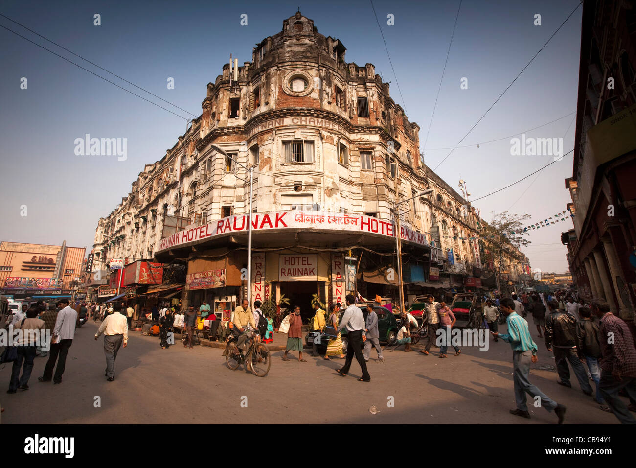 India, West Bengal, Kolkata, Hogg Street, Nani Chambers, Colonial era