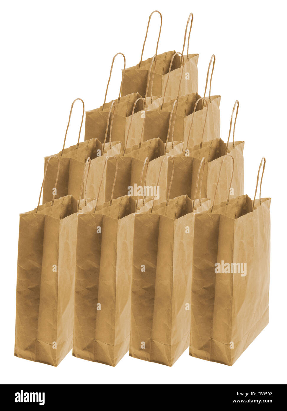 Brown Paper Bags Stock Photo Alamy