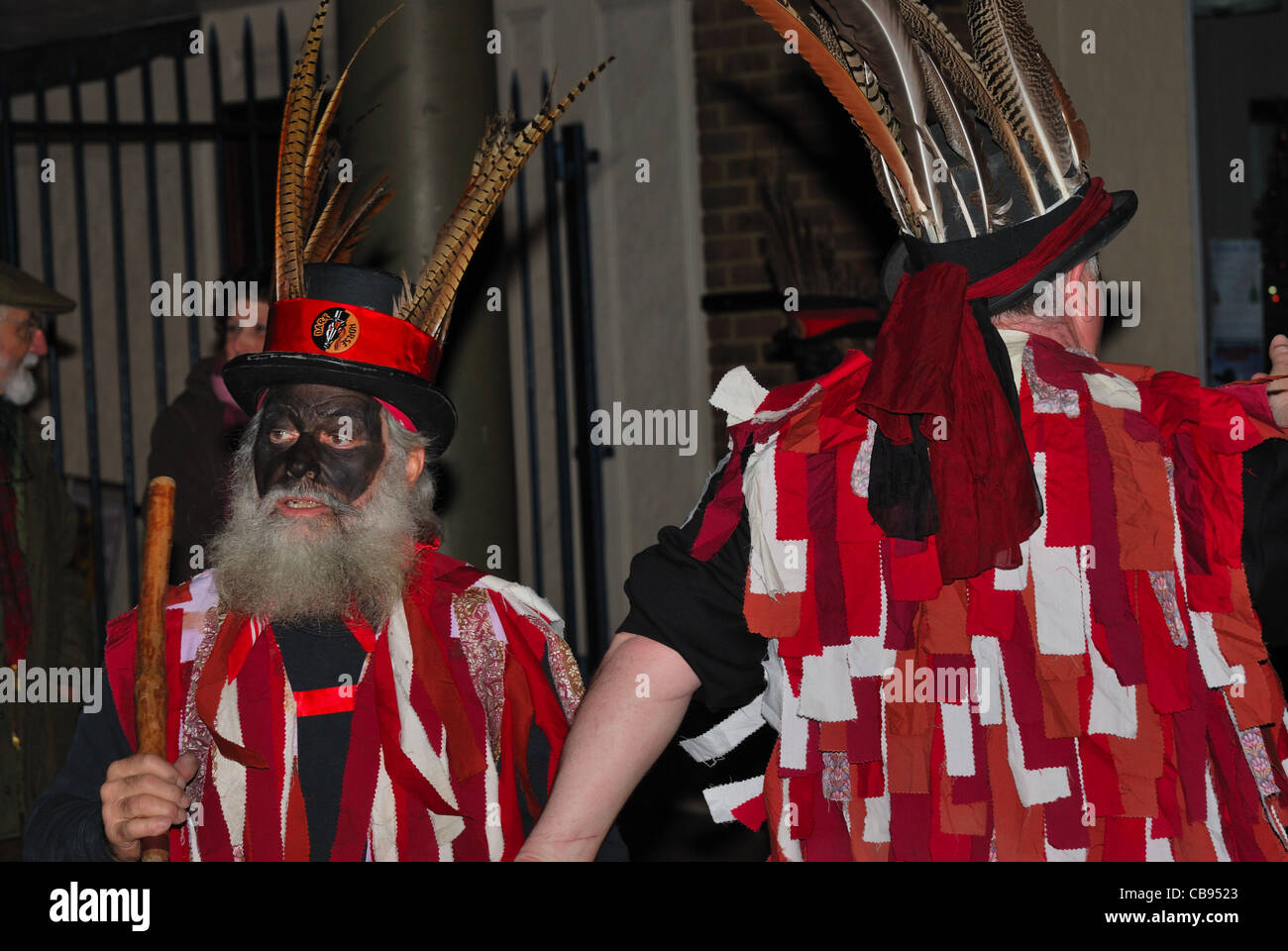 Pair of morris dancers Stock Photo Alamy
