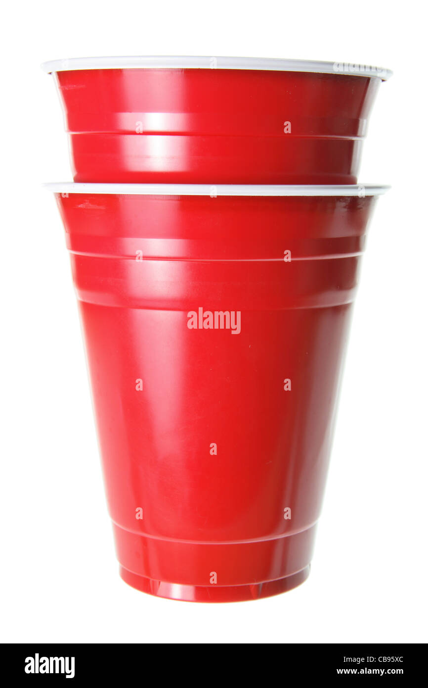 Stack of Plastic Cups Stock Photo Alamy