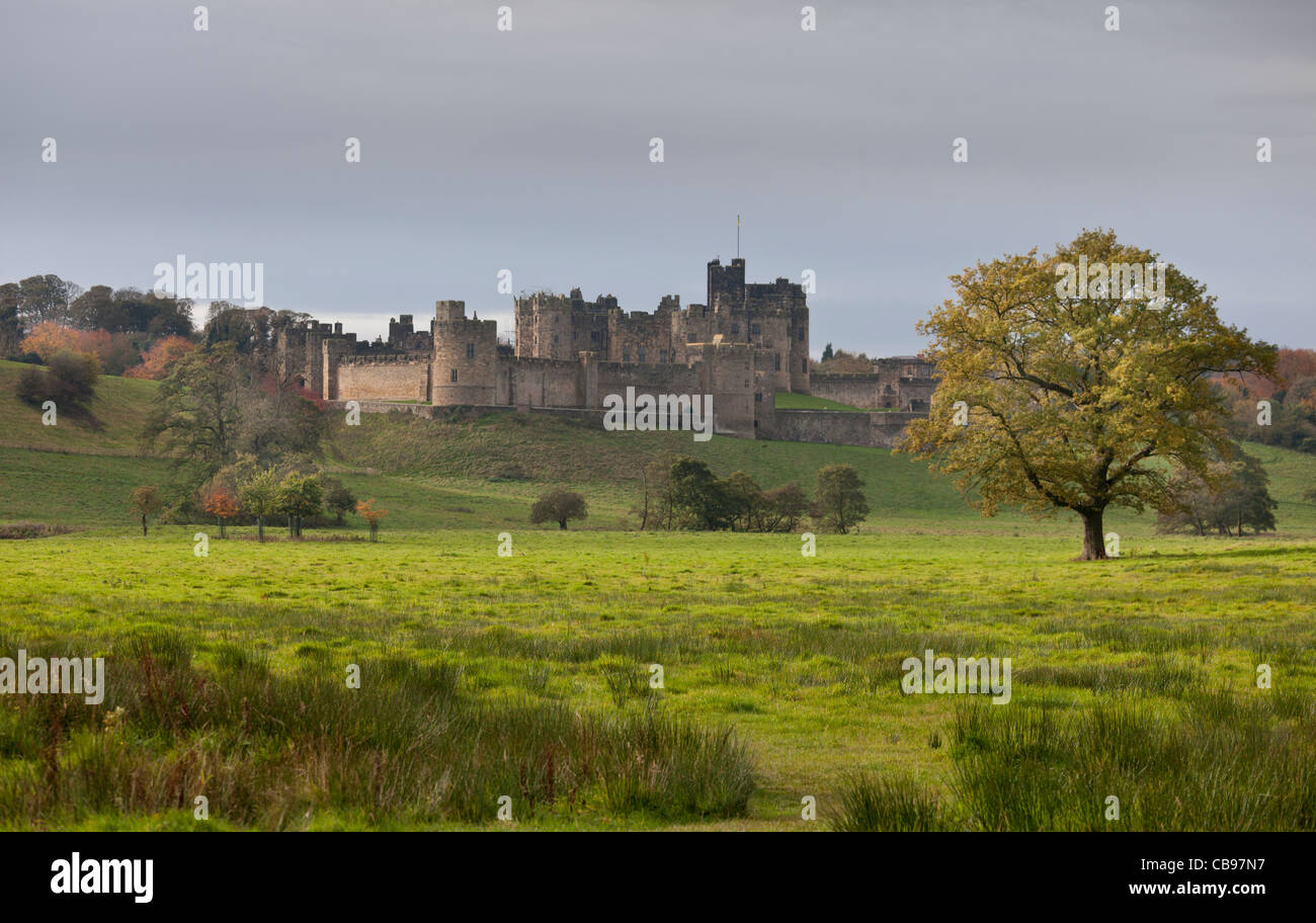 Alnwick Castle, Northumberland, England Stock Photo