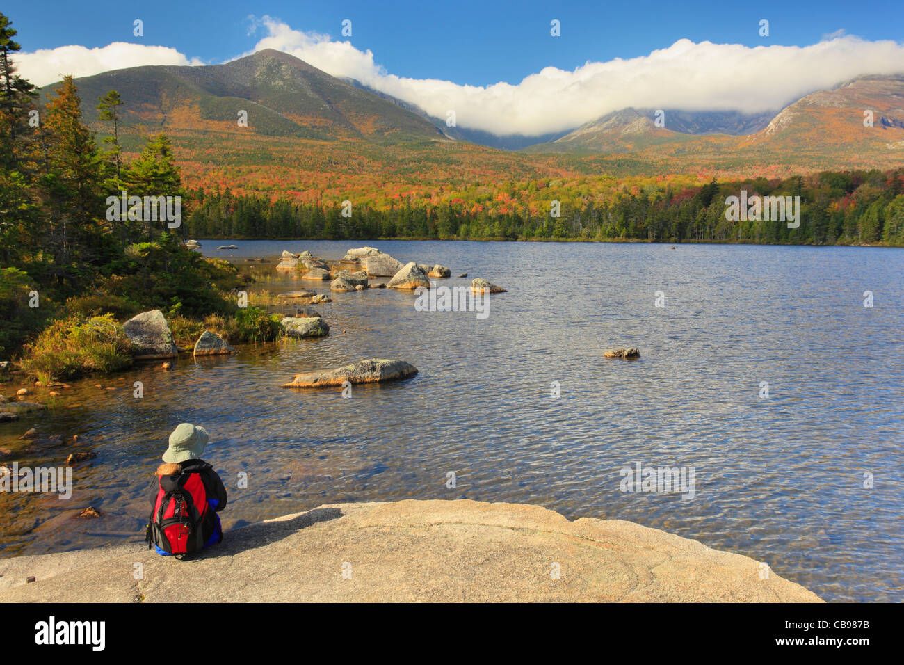 Sandy Stream Pond with Mount Katahdin, Baxter State Park, Millinocket