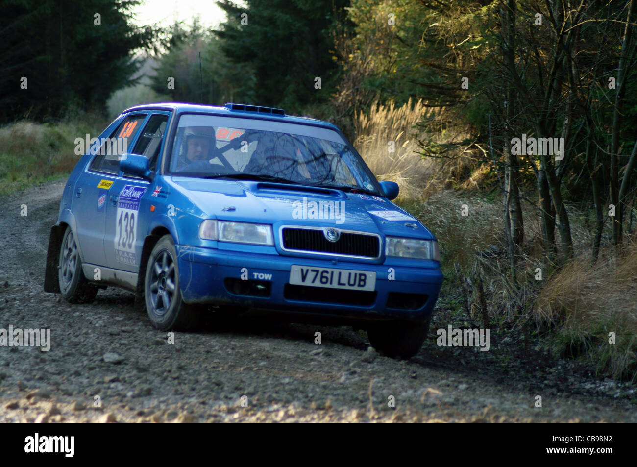 Skoda Felicia Rally Car Stock Photo - Alamy