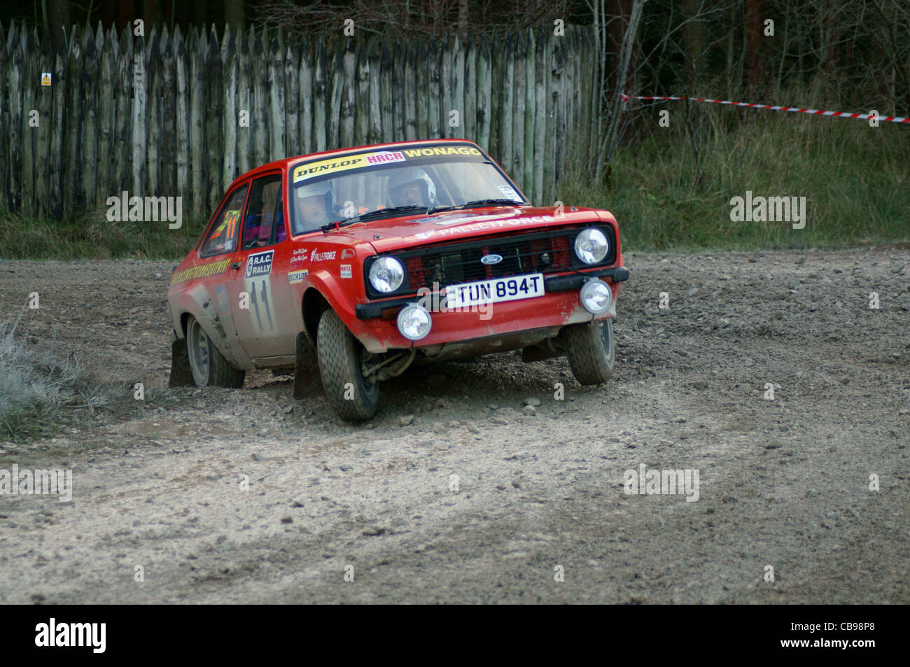 Ford Escort RS 1800 Rally Car Stock Photo
