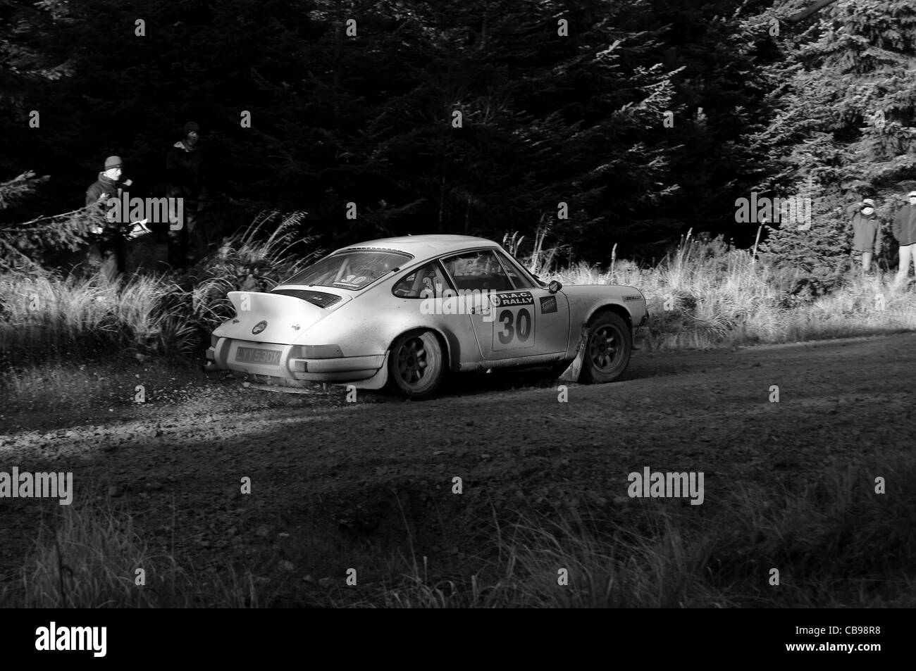 Porsche 911 RS Rally Car Stock Photo